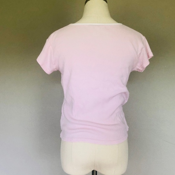 Nautica Blue Pink Sleep Top Large - Picture 7 of 9